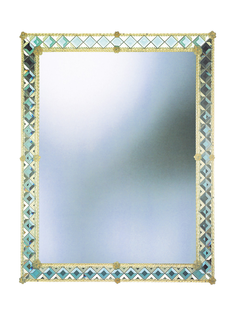 Specchio in vetro di murano Il Gobbo